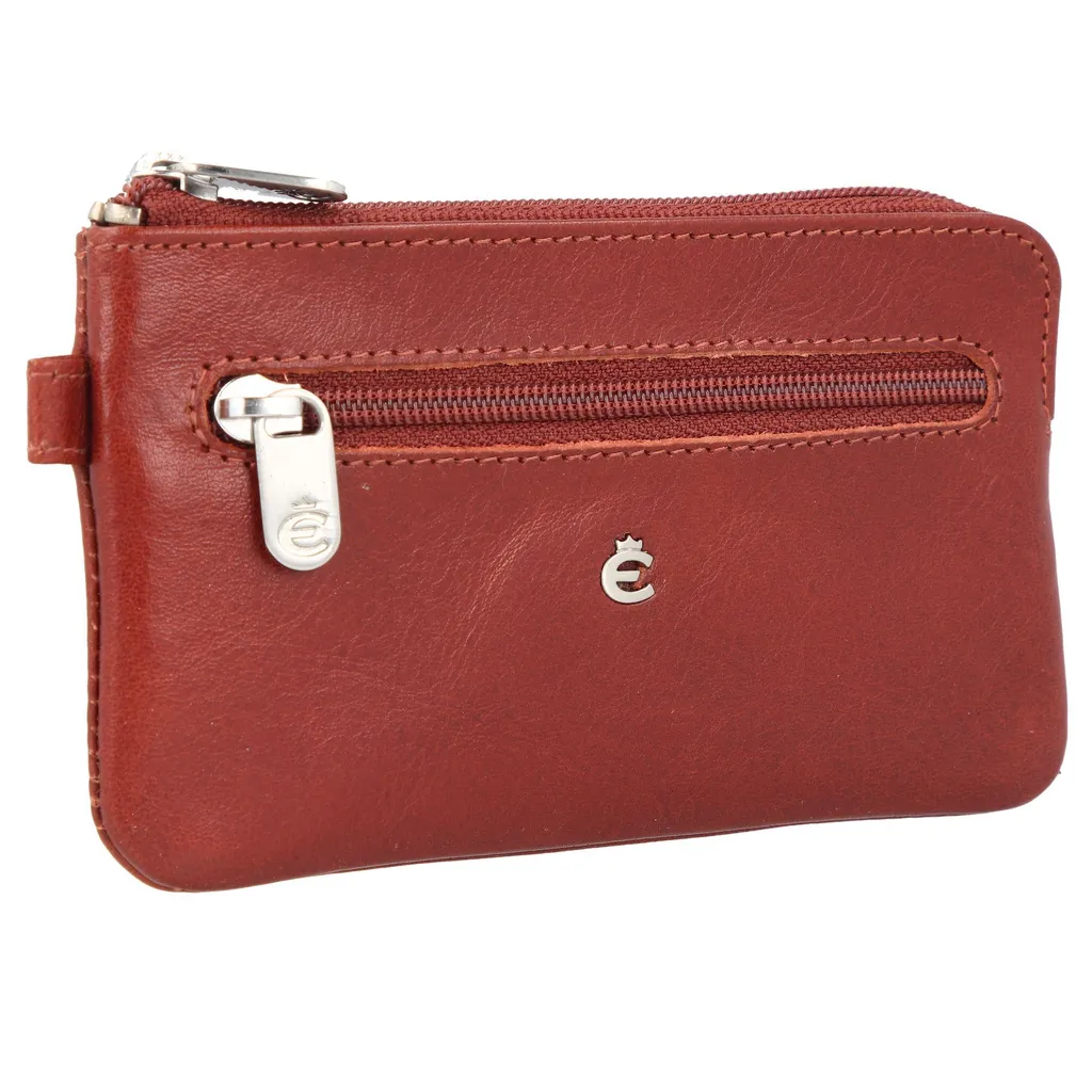 Esquire Toscana étui à clés en cuir véritable marron - Modèle Key Case