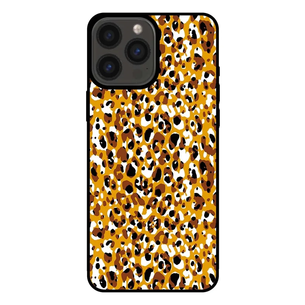 Custodia iPhone 13 Pro Max Marrone Pantera - Cover TPU Smartphonica