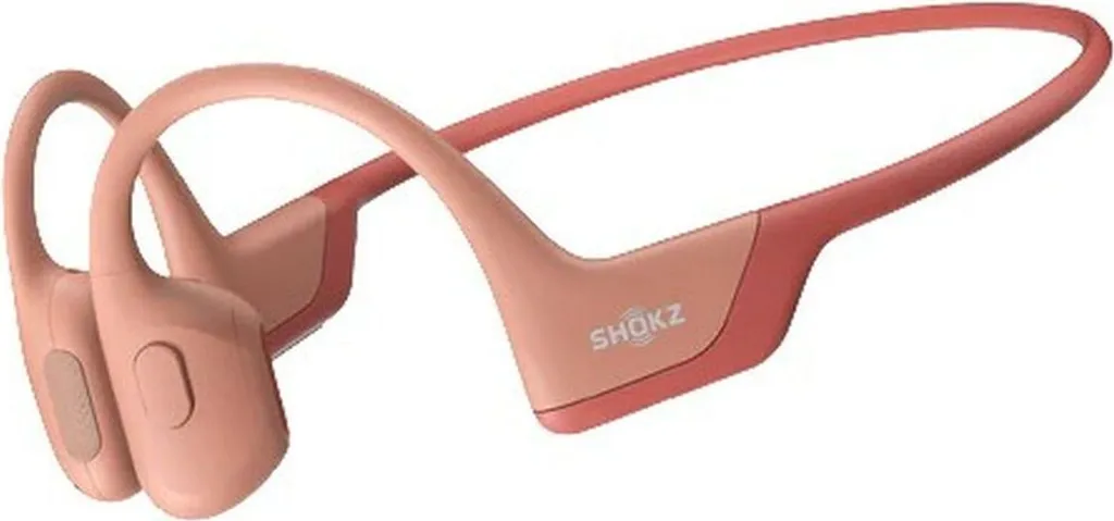 Casque Shokz OpenRun Pro Rose avec Basses Renforcées et Charge Très Rapide