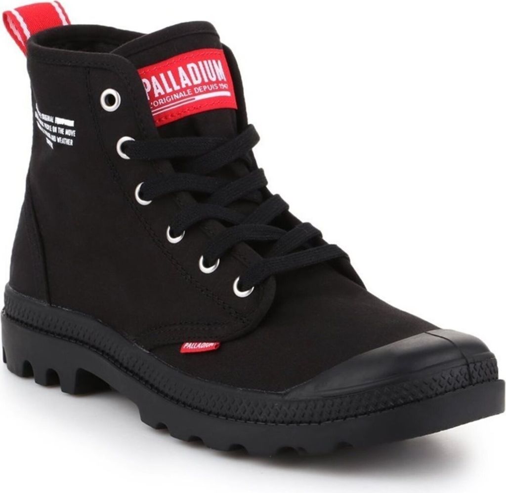 Palladium Pampa Hi Dare Frauen Schnürung Le wand Stiefelette Schwarz – undefined / Schwarz