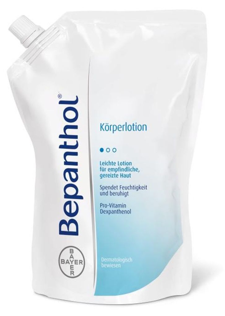 Bepanthol tělové mléko pro citlivou pokožku, náplň do Obrázek produktu 