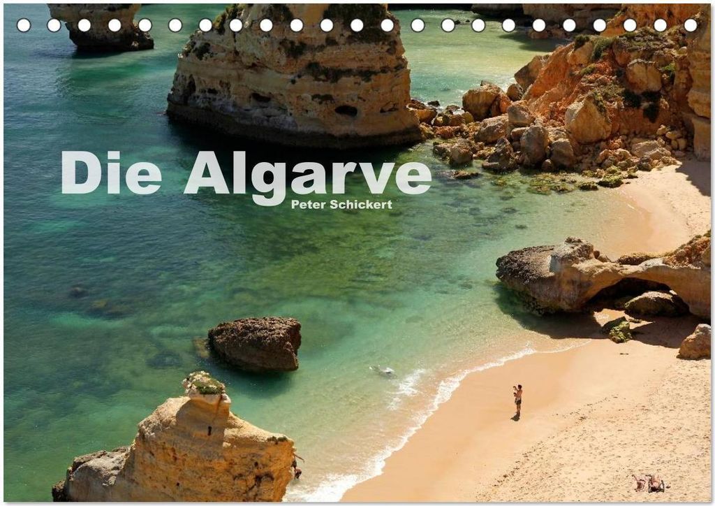 Die Algarve (Tischkalender 2026 DIN A5 quer), CALVENDO Monatskalender