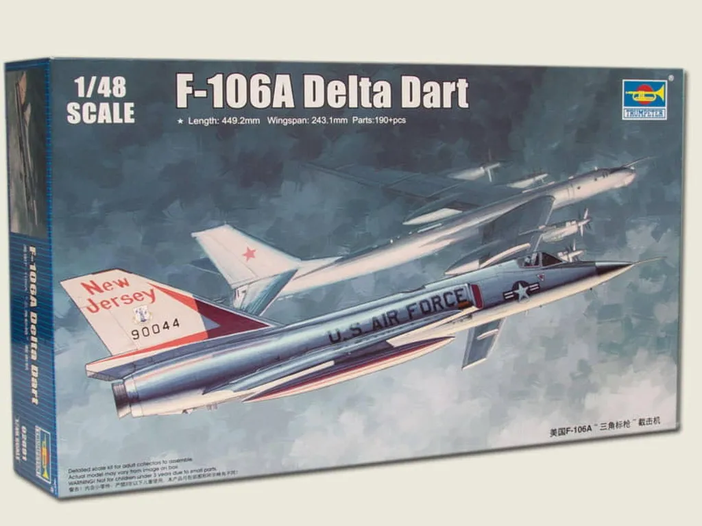 Maquette avion de chasse F-106A Delta Dart Trumpeter 02891 1/48