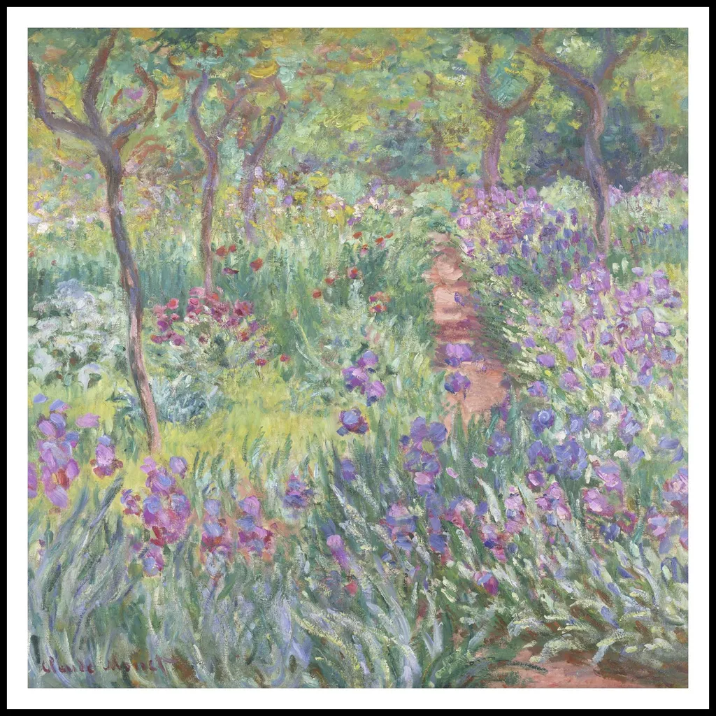 Offerta Poster Monet 100x100 Giverny - Qualità Museo Prezzo Outlet - 2