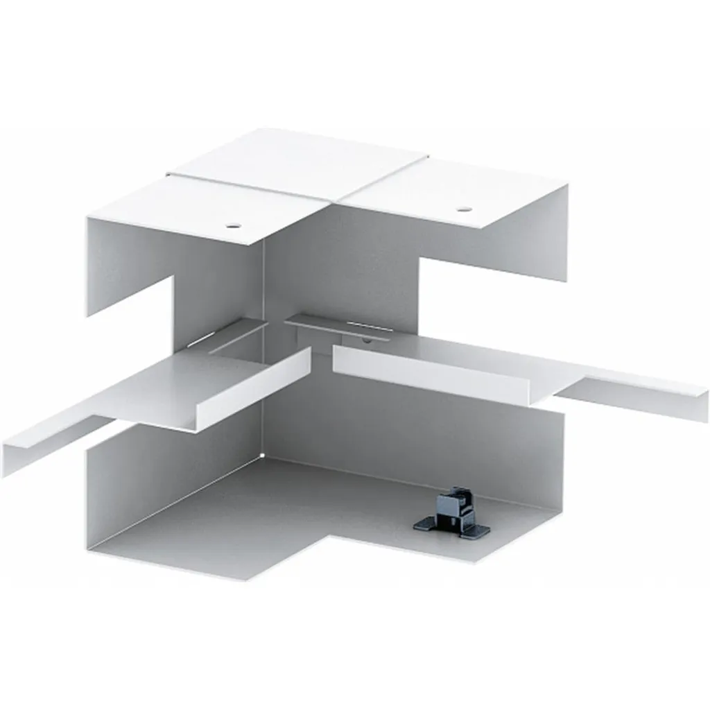 Angle intérieur pour installation de goulotte électrique 70x130 blanc