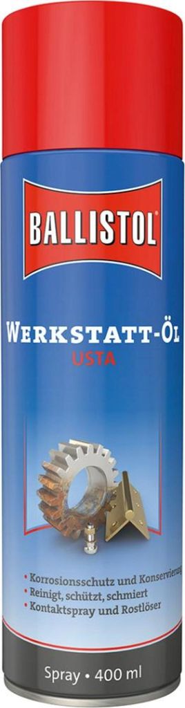 Ballistol 22960 - Reinigung - Spray & trockenes Tuch - Edelstahl - Spray - 400 ml