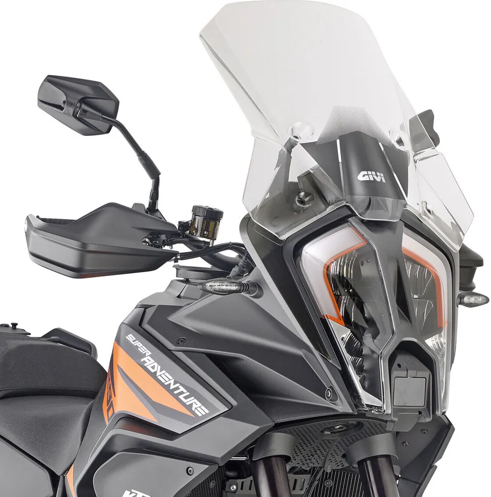 GIVI Parabrezza Moto Trasparente Intercambiabile | Comfort di Guida