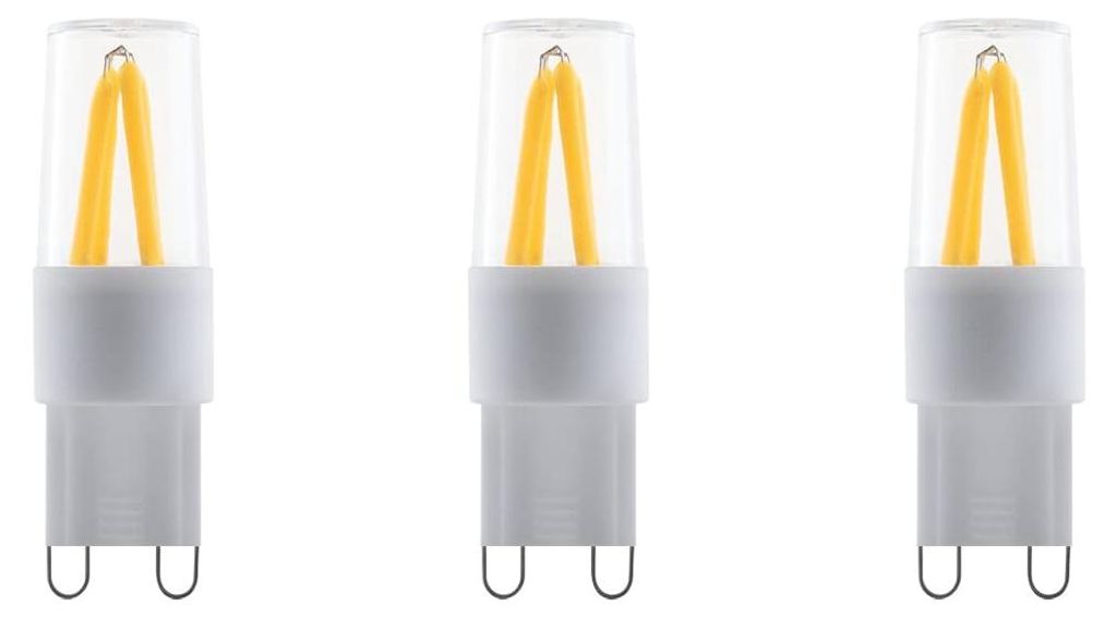 SPL G9 LED Röhrenlampe 2W 160lm 2700K Warmweiß 230V Dimmbar 3 Stück