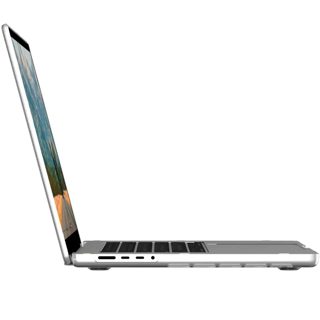 Coque MacBook Pro 16 M2 UAG U Dot Ice - Protection robuste transparente - 10