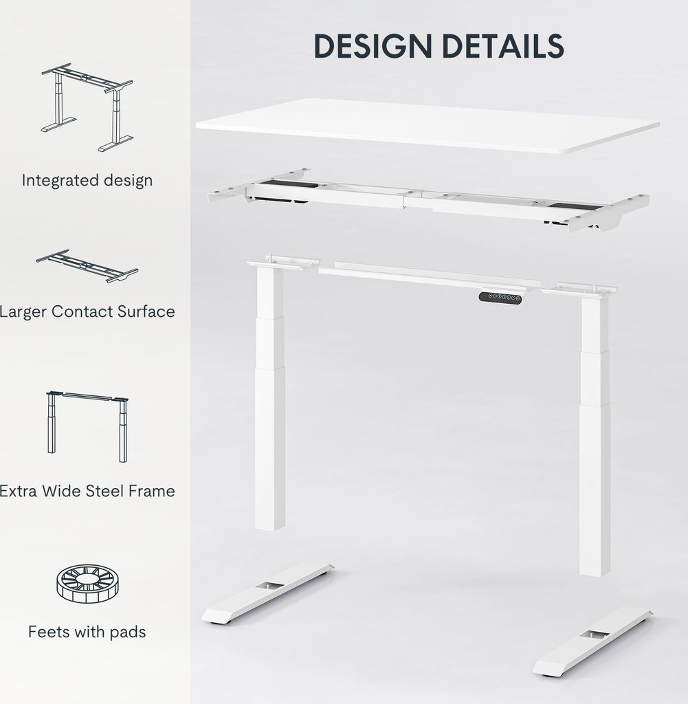 FLEXISPOT Schreibtisch E6 Tischgestell, Höhenverstellbares Produktbild 6