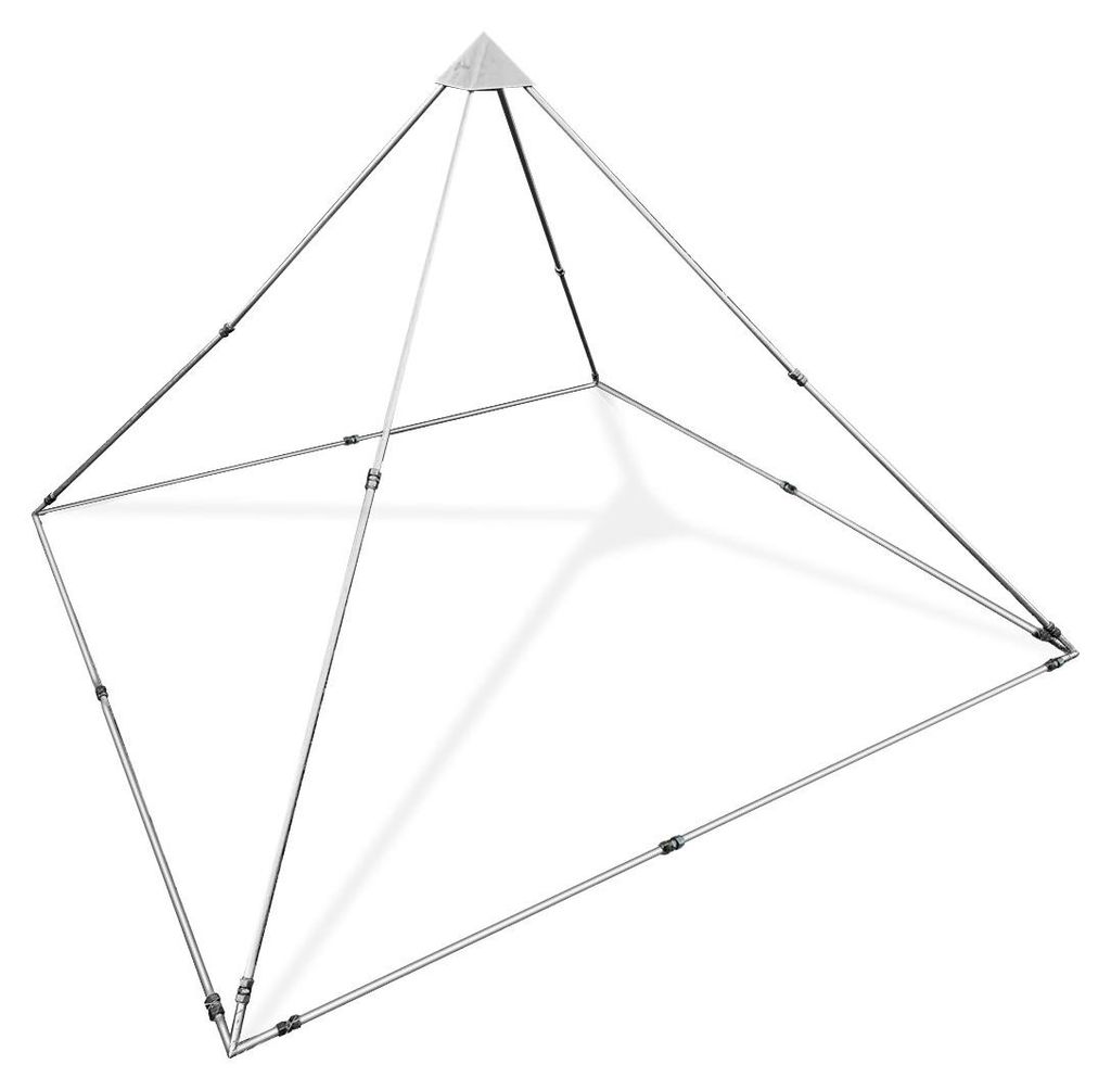 Meditační pyramida Phipower 140 cm s orgonitovou koulí a Obrázek produktu 
