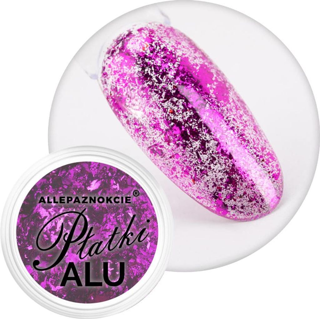 Metallischer Nagelstaub Alu Flakes Allepaznokcie 0,2 g Nr. 17
