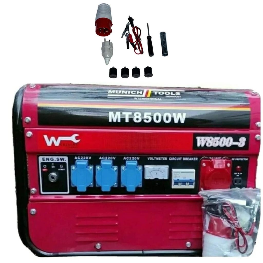 Stromerzeuger 8500W 4-Takt 6,5 PS Generator Benzin Produktbild 