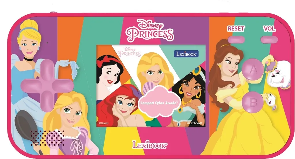 Lexibook Cyber Arcade Compact II Disney Princesses - Console de Jeux