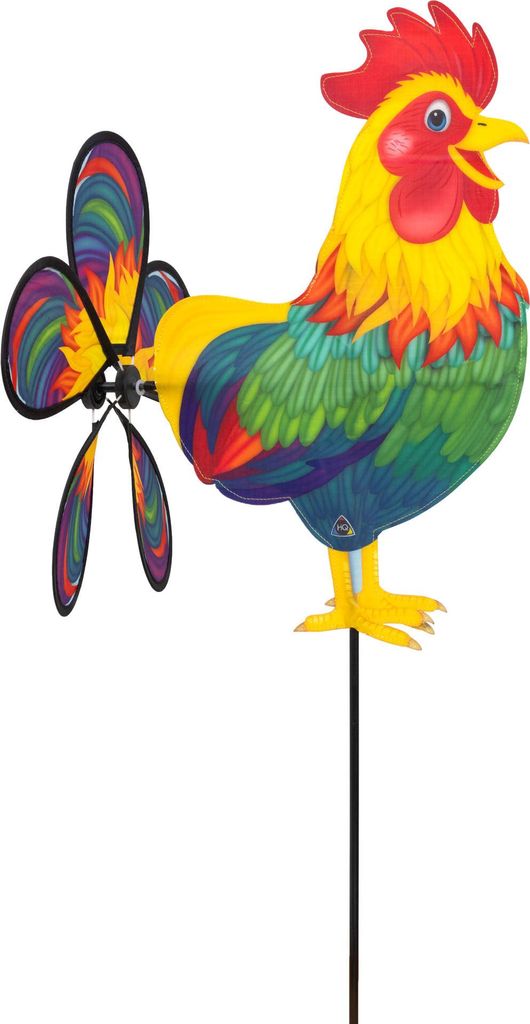 Windfänger HQ Spin Critter Rainbow Rooster 100747 Regenbogen 32 x 65 cm