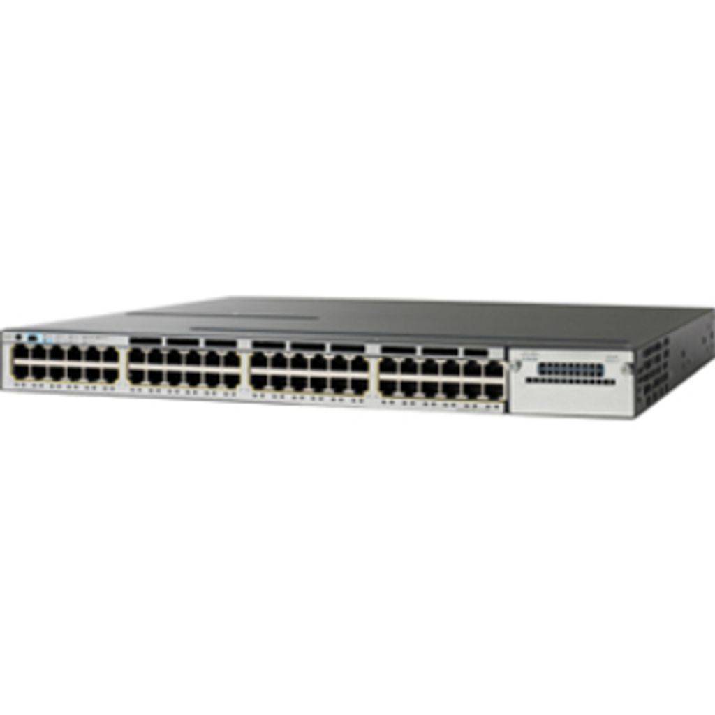 Cisco Catalyst WS-C3750X-48T-E, gemanaged, Gigabit Ethernet (10/100/1000), Rack-Einbau, 1U