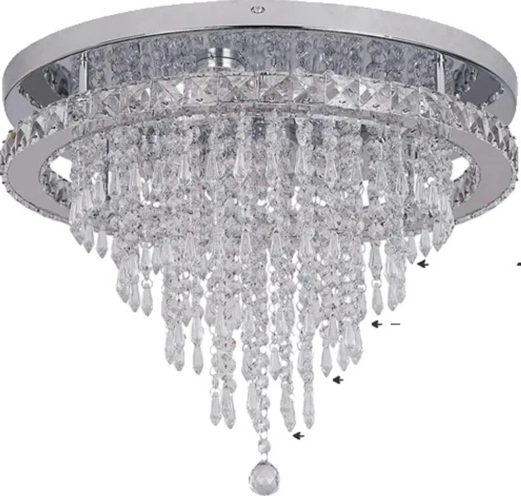 Luminaire de salon LED dimmable 50 cm pour ambiance personnalisée