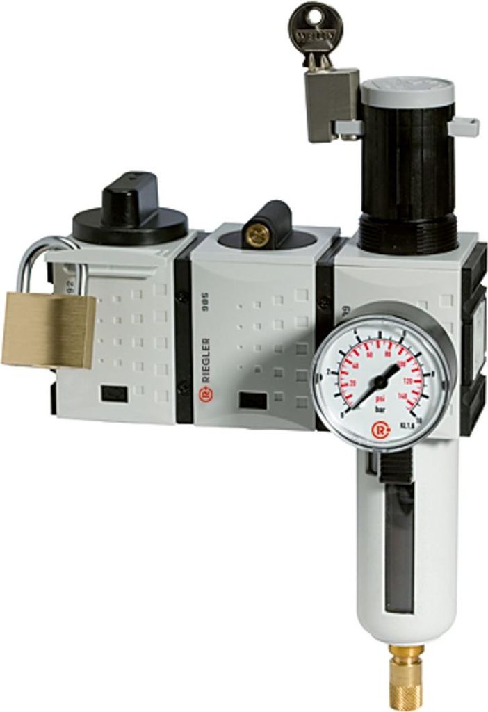 Riegler Wartungsstation SAFETY »FUTURA«, KH-AV-FR, HA, BG 4, G 3/4, 2,5-8