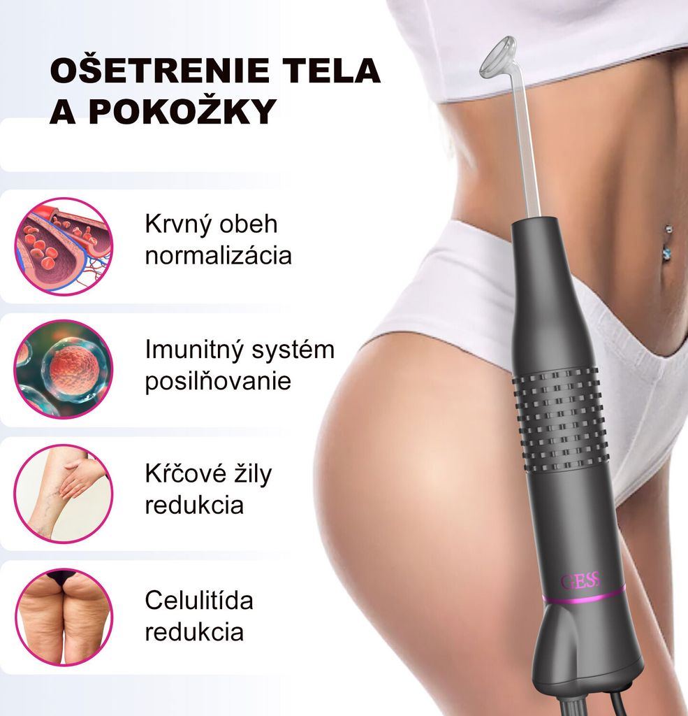 Darsonval, vysoká frekvencia, vypínanie pleti, ošetrenie Obrázok produktu 3