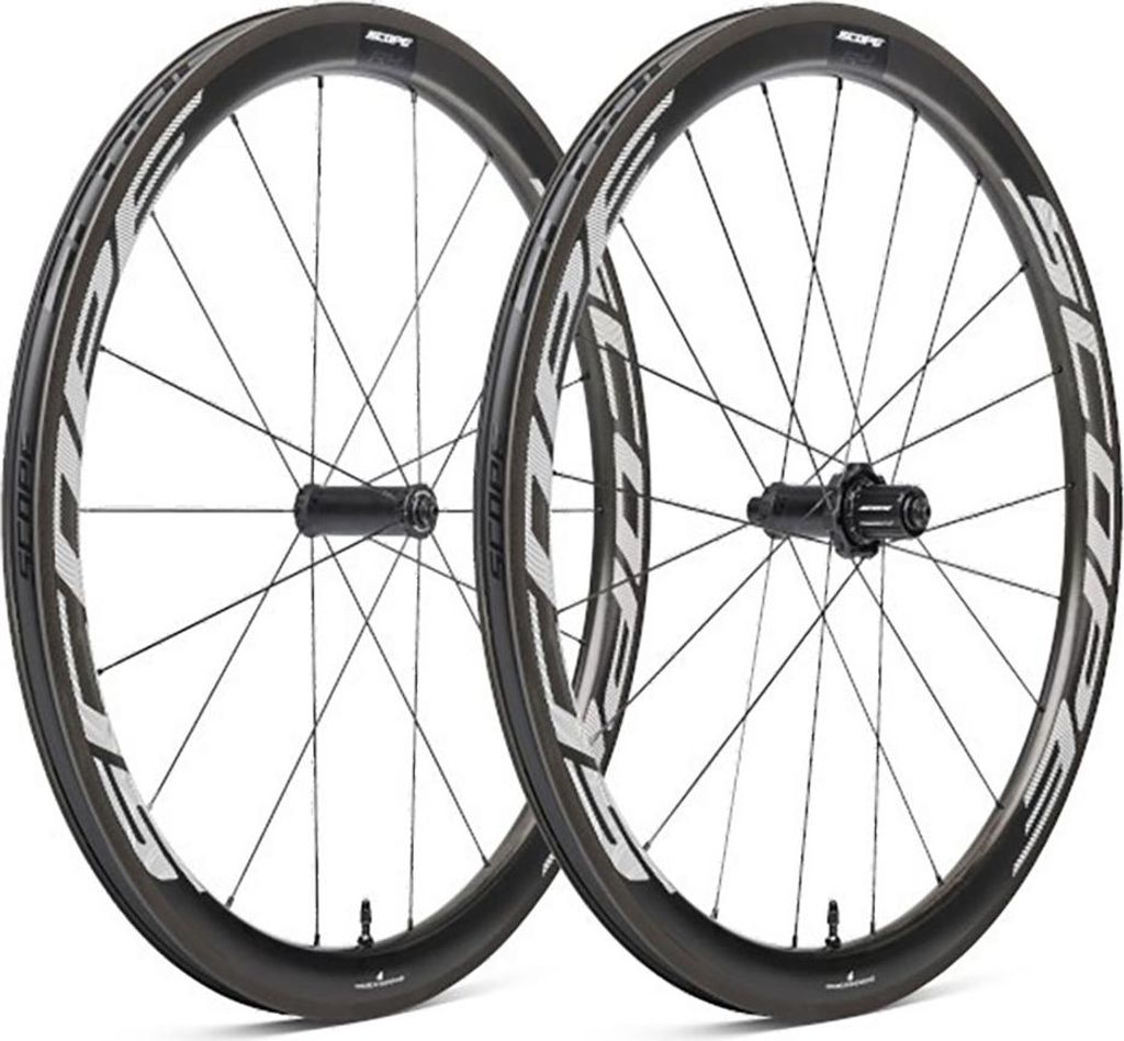 Scope R4 Qr Tubeless Rennrad Laufradsatz Silber 9 x 100/9 x 130 mm / Shimano/Sram HG Silber 9 x 100/9 x 130 mm