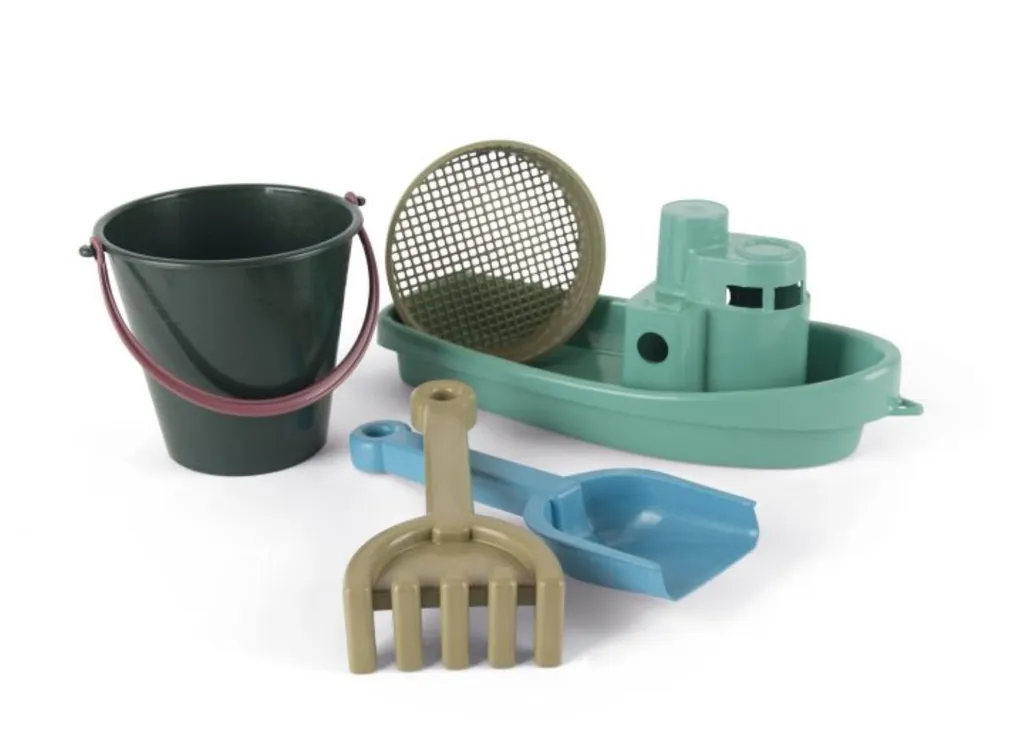 Set de sable Blue Marine Toys : Ensemble de jeux de plage bleu complet - 2