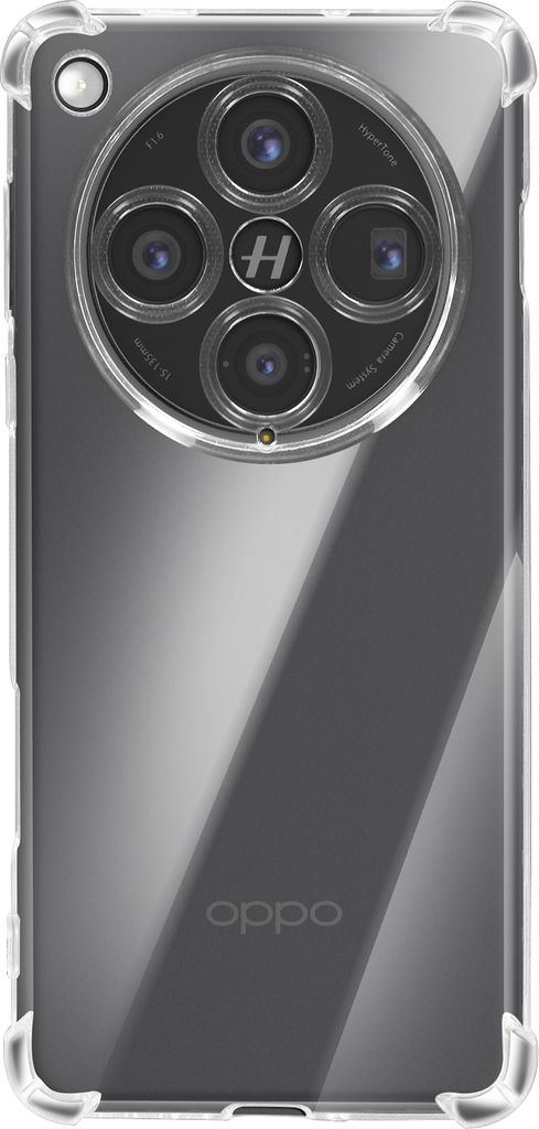 Avizar, Hülle Oppo Find X8 Pro Stoßfest Verstärkte Ecken, Transparent