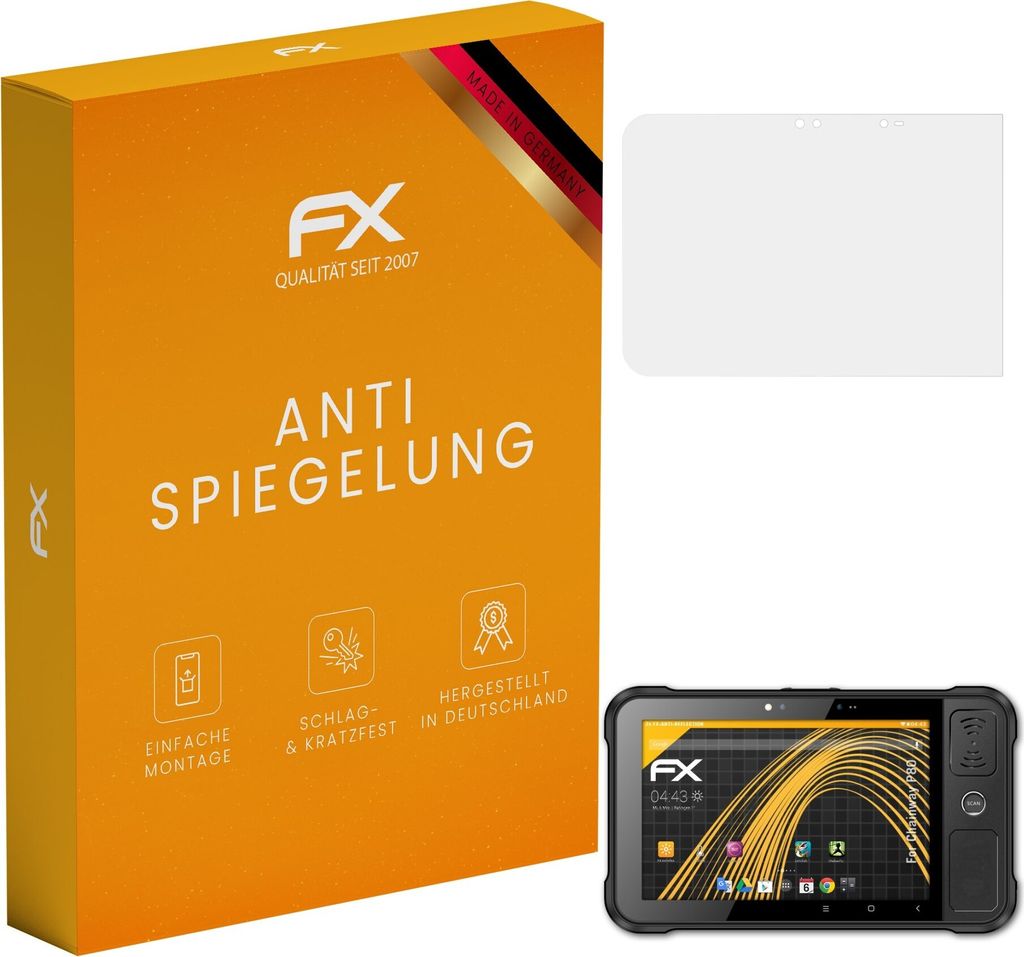 atFoliX FX-Antireflex 2x Schutzfolie kompatibel mit Chainway P80 Displayfolie
