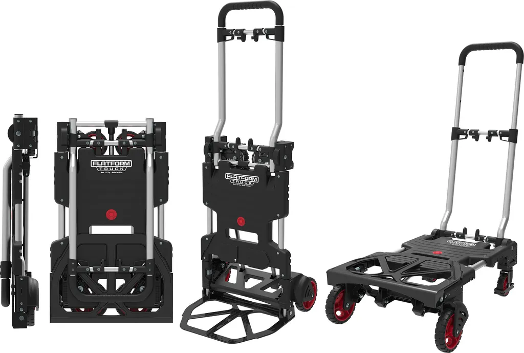 Chariot de transport 137 kg pliable ultra léger en aluminium robuste