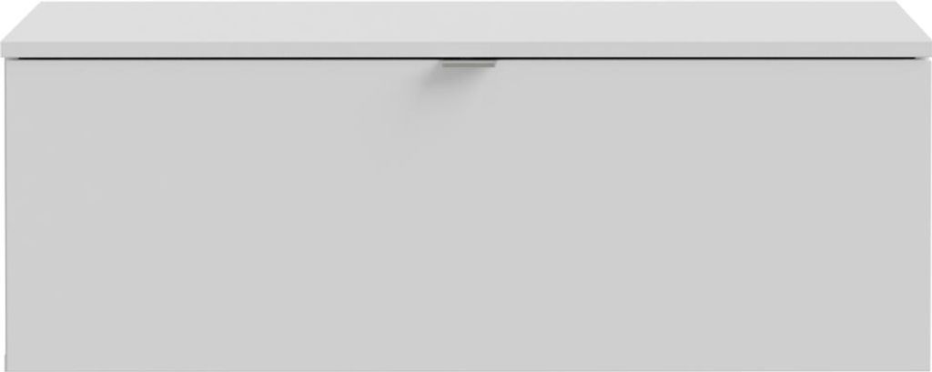 Lowboard >LIBERTAD< Hängeschrank, in Weiss - 99,5x37,5x34,8cm (BxHxT)