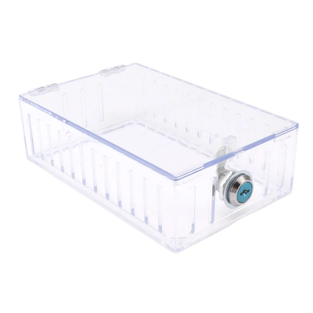 Couvercle de protection transparent pour thermostat avec serrure à clé - 6