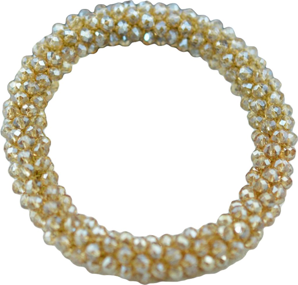 Glänzendes Strass-elastisches Armband-Armband-Haar-Seil-Haarband Nepal-Frauen-Schmuck-11