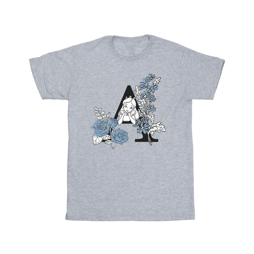 Disney - "Alice in Wonderland" T-Shirt für Herren BI10564 (XL) (Grau)