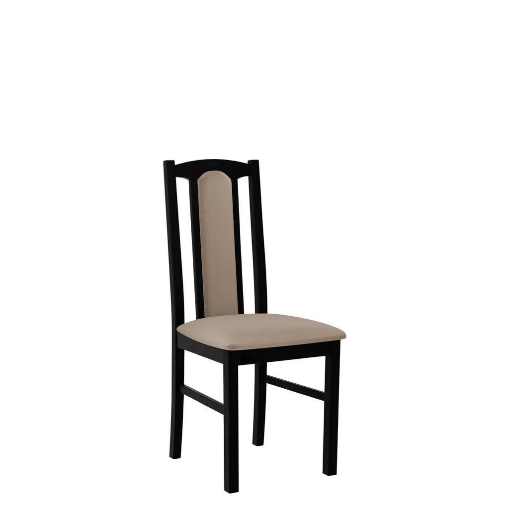 Sedia da Pranzo EDON 7 - Comfort per Tutta la Famiglia - Nero/Beige