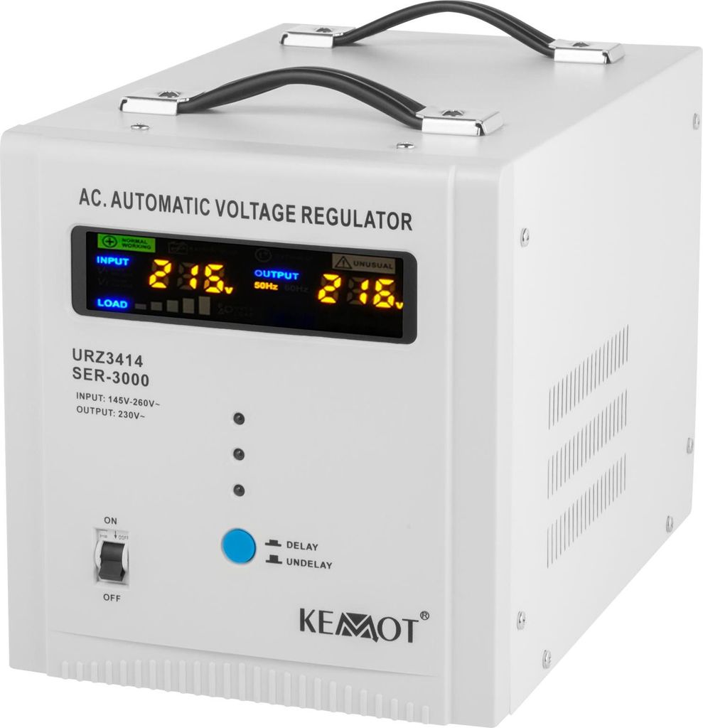 Automatischer Spannungsregler KEMOT SER-3000 230 V einphasig