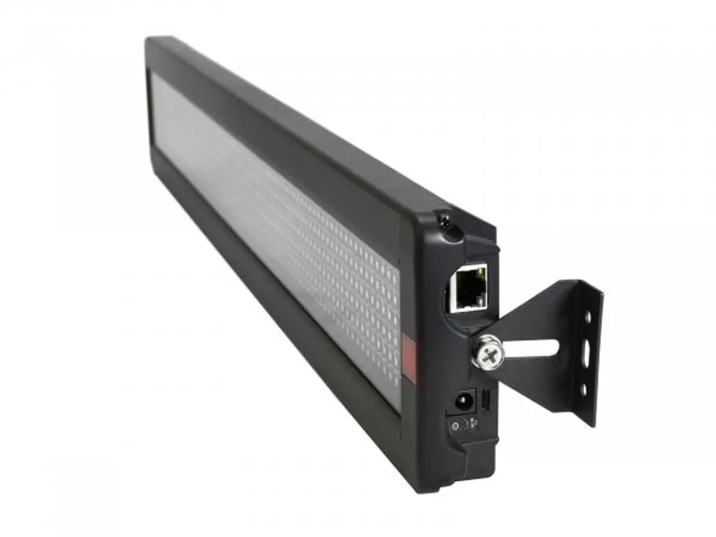 Enseigne lumineuse LED défilante ESN 7x80 avec programmation USB LAN