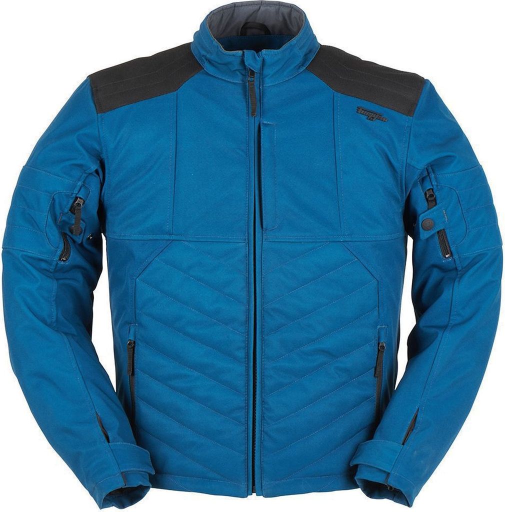 Furygan Ice Track Motorrad Textiljacke, blau, XL