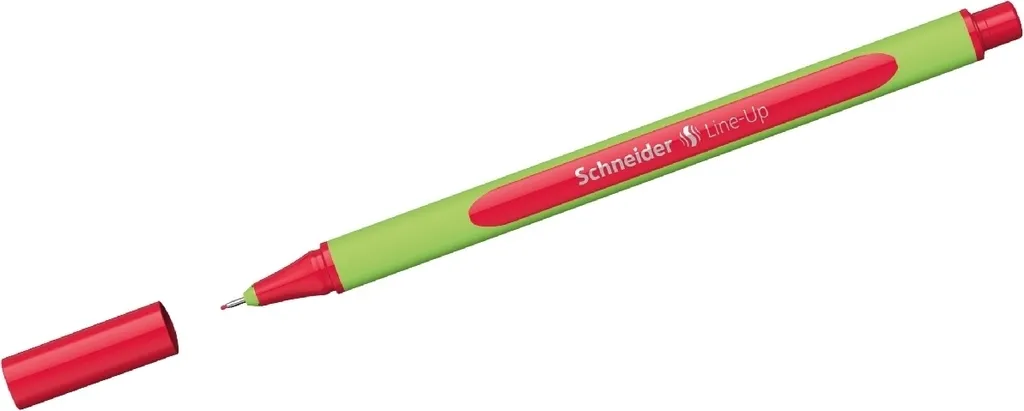 Penna Rossa Schneider 191002 per Scuola | Ergonomica e Bio 0.4mm