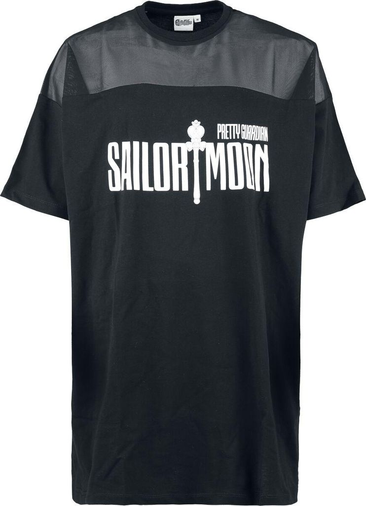 Sailor Moon T-Shirt Damen Luna schwarz XXL