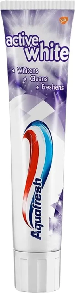 Dentifrice Aquafresh Blanchiment Dents Blanches - 100ml - Pack de 12
