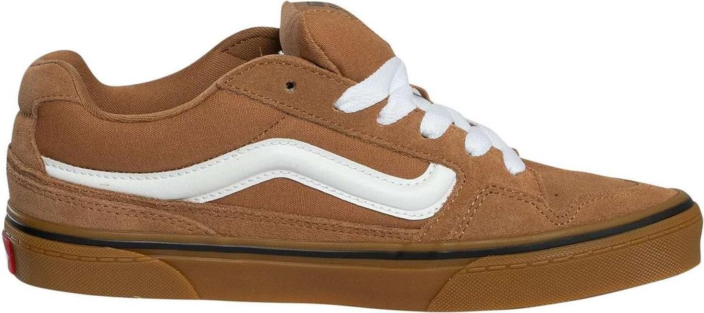 VANS Herren Caldrone Sneaker Lifestyle Turnschuhe VN000CSPGWT Braun Weiß, Schuhgröße:40.5 EU