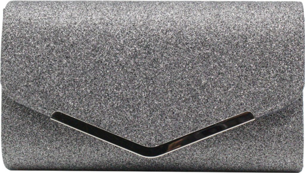 Grau Glänzende Umschlag Clutch Geldbörsen für Damen Abend Geldbörsen und Clutches für Hochzeiten