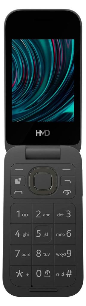 HMD 2660 Flip 4G Dual Sim Charcoal wertig Produktbild 