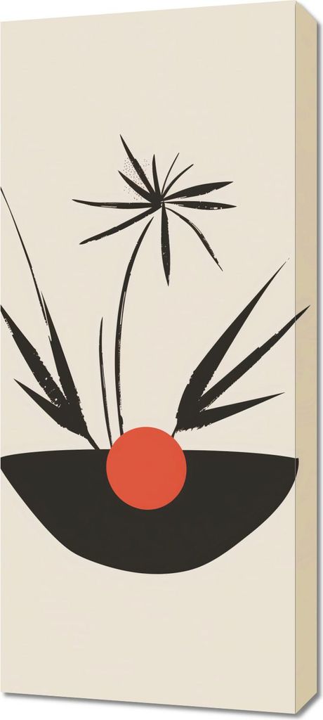 Bild 40x90cm Essenz des Wachstums