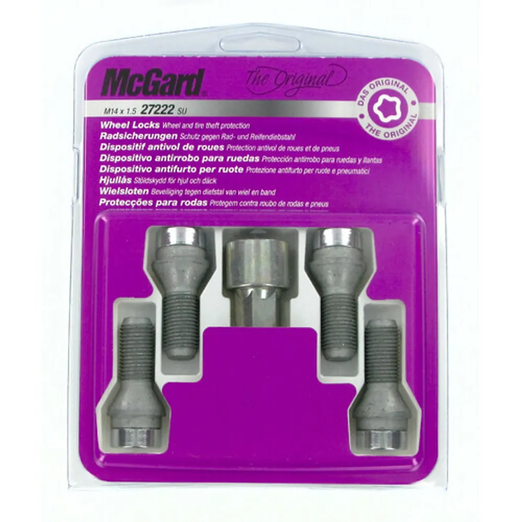 McGard A280 Kit 4 Boulons Coniques Original pour Jantes en Aluminium