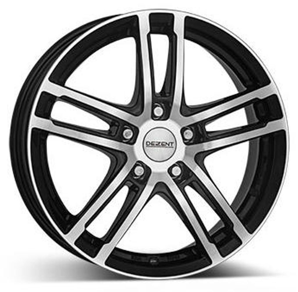 litá kola DEZENT TZ dark 7.5x17 5x108 ET 55 BLACK/POLISHED Obrázek produktu 