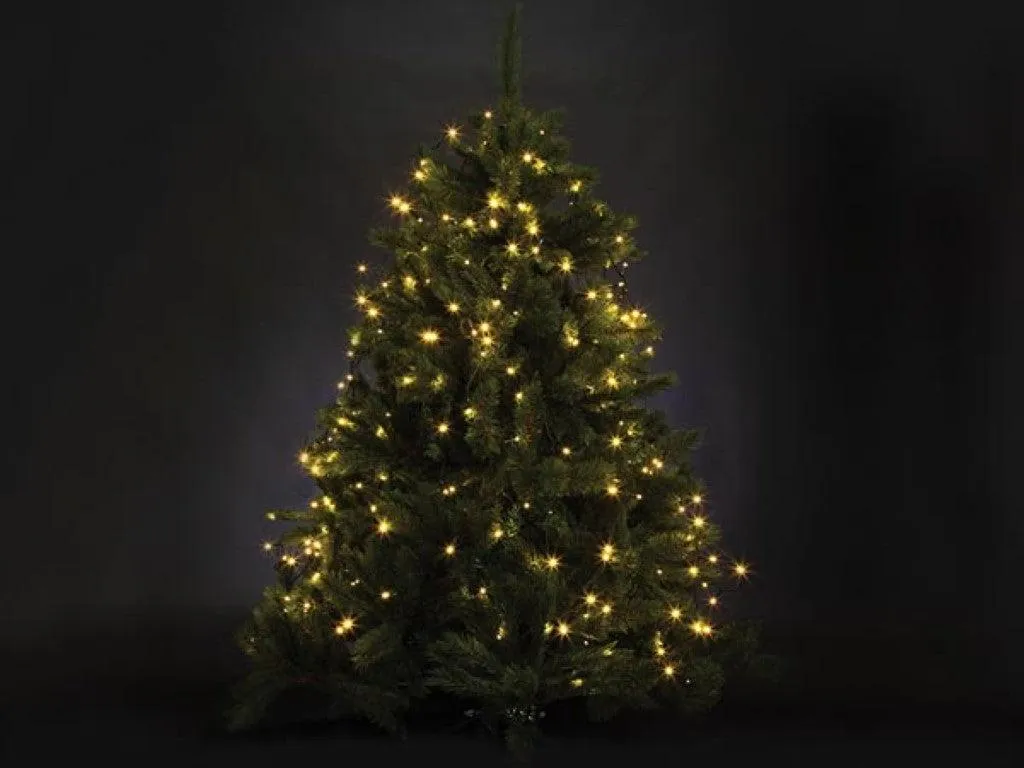 Guirlande lumineuse sapin 2m40 Atria LED 330 lampes blanc chaud 24 volts