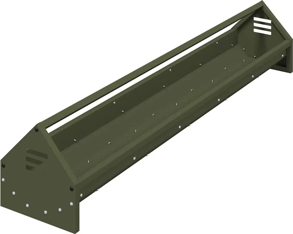 Auge d'alimentation pour poules Olive Vert 108 cm - Large contenance