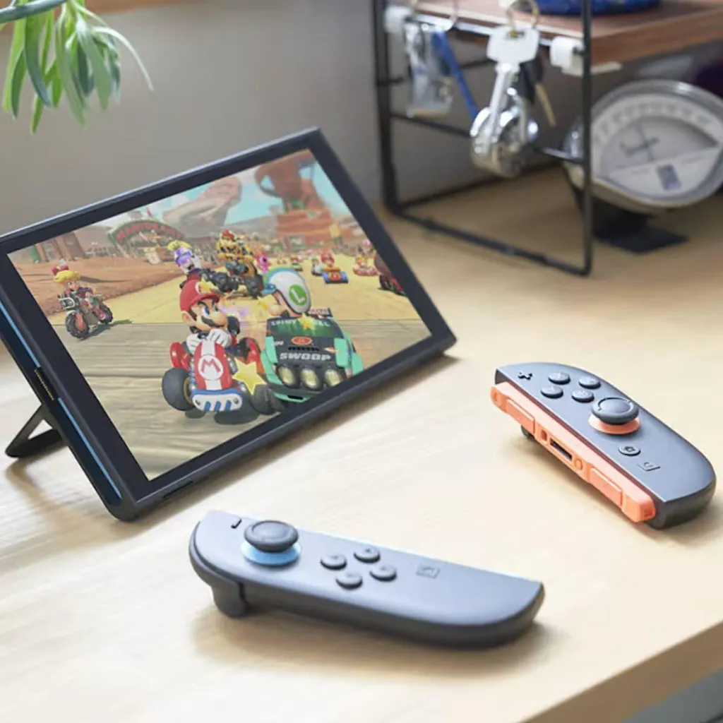 Nintendo Switch 2 Rouge avec Prise EU 220V - Écran HD et Performance Fluide - 18