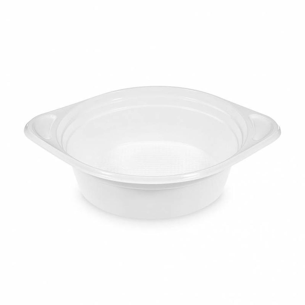 Párty miska na polievku - biela - 500 ml - 100 ks Obrázok produktu 
