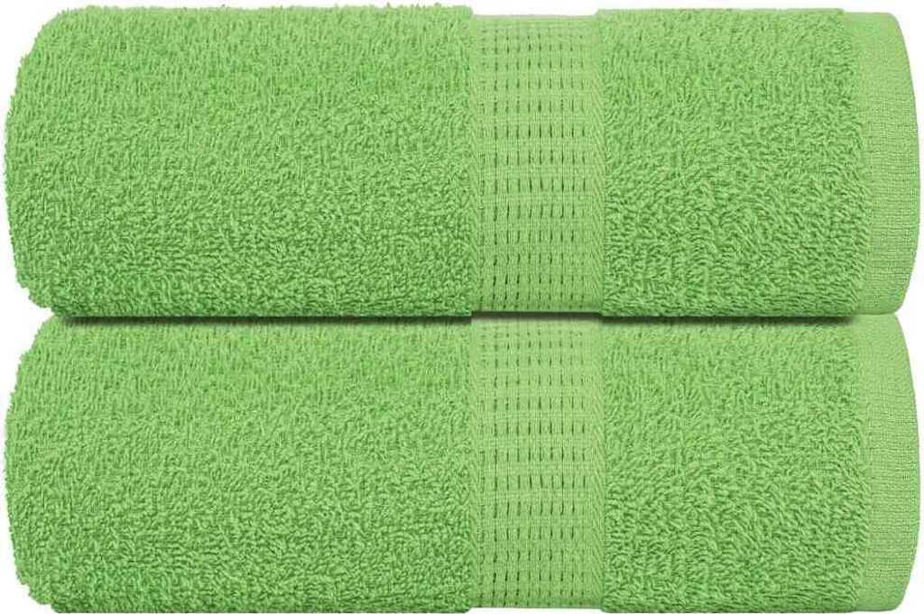 Gästetücher 2 Stk. Apfelgrün 30x50 cm 360 g/m² 100% Baumwolle